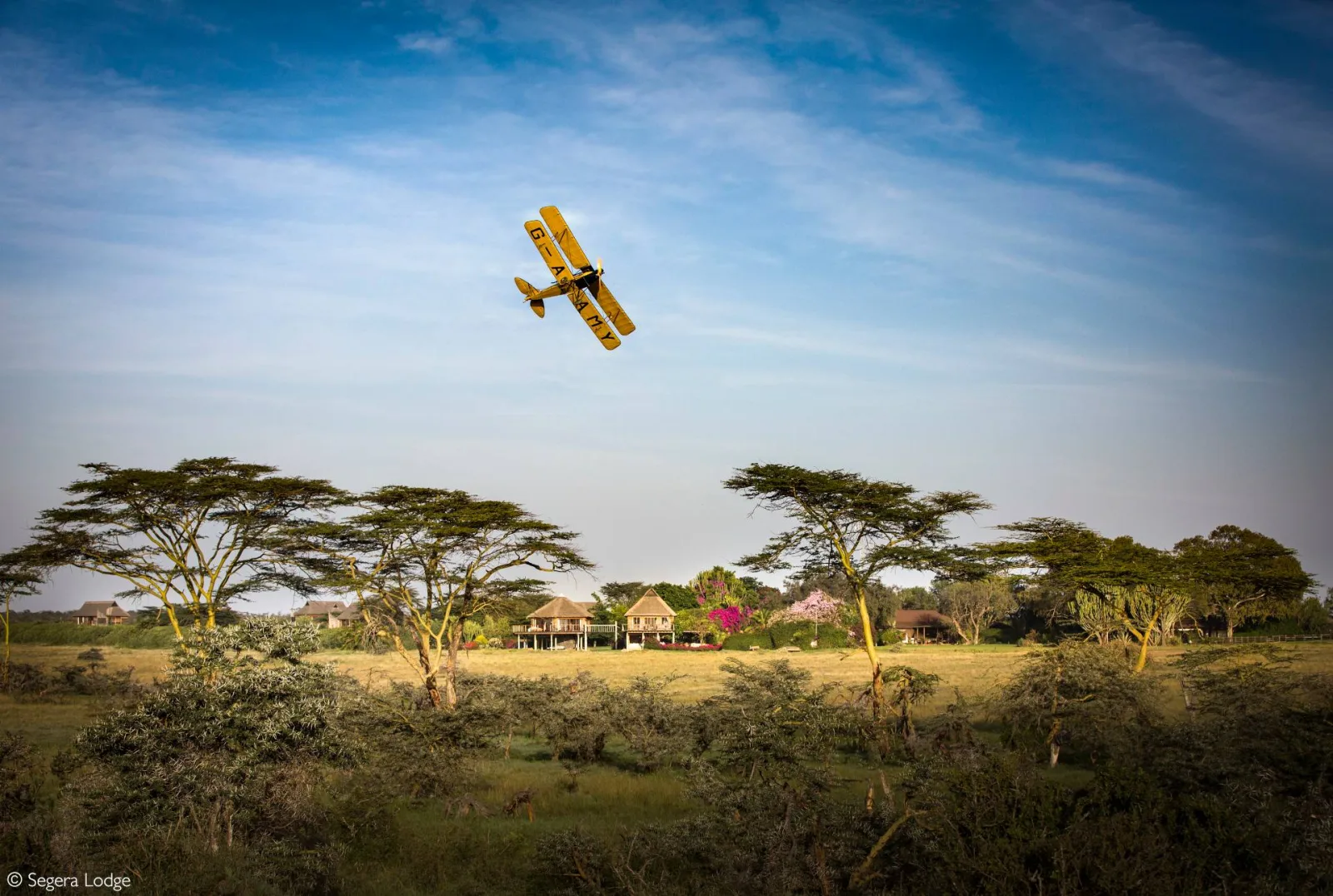 Wide wilderness landscape and distant ridges in Laikipia, Kenya