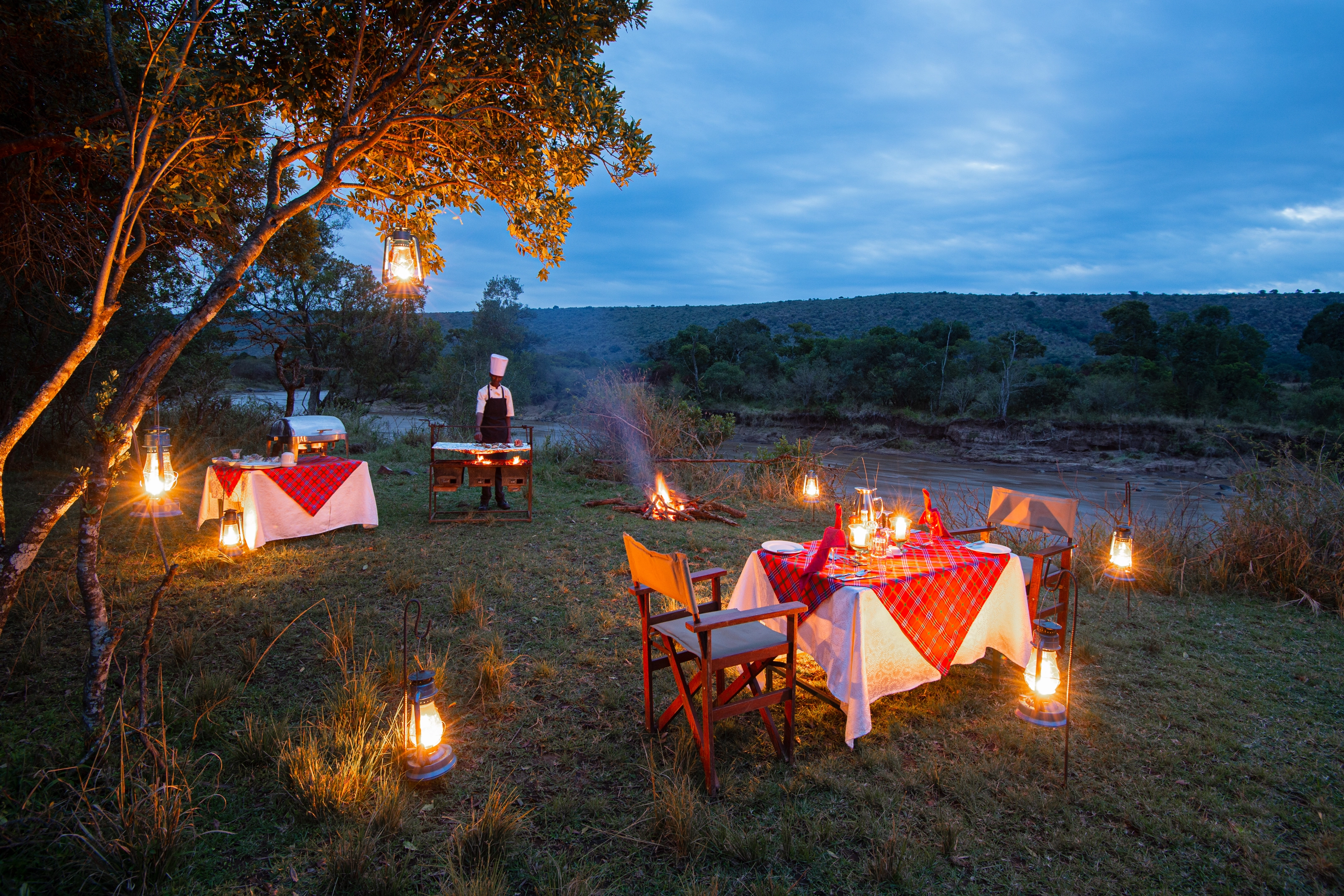 Romantic Bush Celebration at Karen Blixen camp